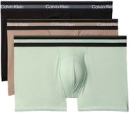 Calvin Klein Boxershort Trunk 3Pk - Zwart - Gestreept - Heren - Maat S