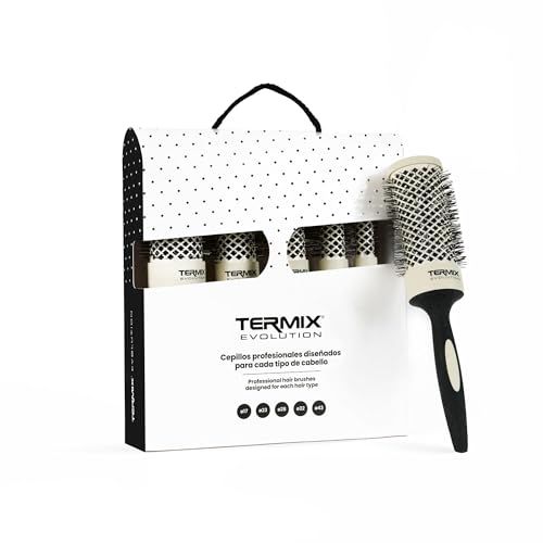 Termix Evolution Soft ronde borstel voor fijn haar, 5 borstels
