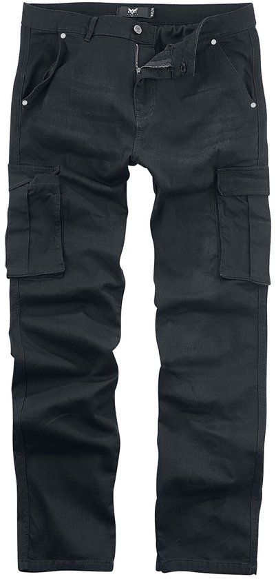 Black Premium by EMP Zwarte cargo short - Heren - W32L32
