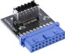 InLine USB 3.0 naar USB 3.1 voorpaneel Key-A adapter intern