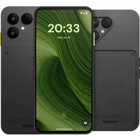 Fairphone 6 256GB Zwart 5G + Fairphone 6 Protective Back Cover Zwart