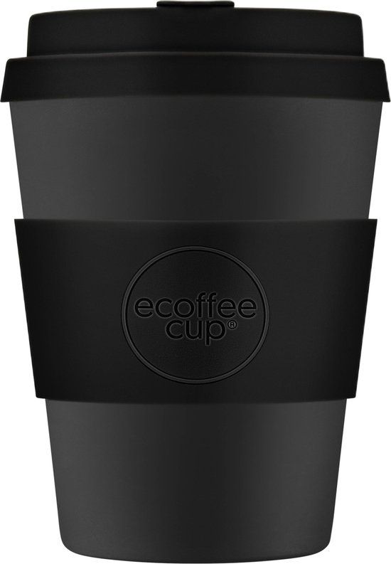 Ecoffee Cup Koffiebeker to Go 350 ml - Zwart