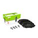 Valeo Set van 4 Remblokken Expert 302202A, Achteras