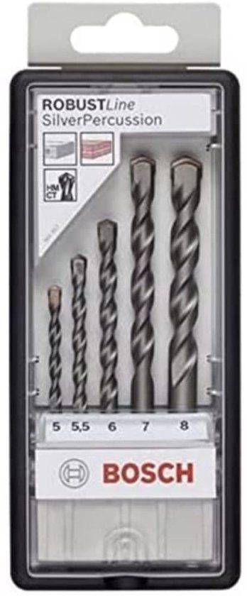 Bosch Betonboor Robustline CYL-3 Silver Percussion 5-delig 5 - 8 mm