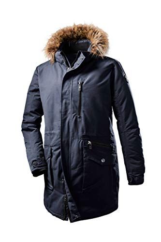 STOY Men's Mn Prk B Functional Parka with Detachable Hood