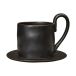 Ferm Living Tasse Flow avec sous-tasse 25 cl Black