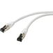 Renkforce RF-7106488 RJ45 câble réseau, câble de raccordement CAT 8.1 S/FTP 0,50 m blanc 1 pièce(s)