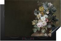 Merkloos KitchenYeah® Inductie beschermer 81.6x52.7 cm - Bloemen - Eelke Jelles Eelkema - Oude meesters
