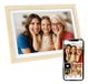 Xoro CPF 10 PF Digitale Fotolijst - 10.1 inch IPS Touchscreen, Full HD (1920x1080), 32GB Opslag, WiFi, Zwart/Hout