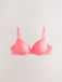Next Dames Bikinitop met beugel, vullingen en ruches - Roze