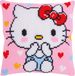 Vervaco Kruissteekkussen kit Hello Kitty Kiss Kiss
