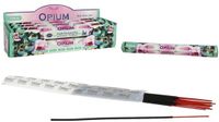 Tulasi Bâtonnets d'encens parfum d'ambiance Opium - 40x bâtonnets de 22 cm - Relaxant - 24 grammes