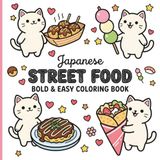 Japanese Street Food Coloring Book