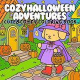 Cozy Halloween Adventures Coloring Book