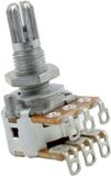 Allparts Balance Poti 2x250 kOhm Riffelas, centerclick - Potentiometer voor gitaar