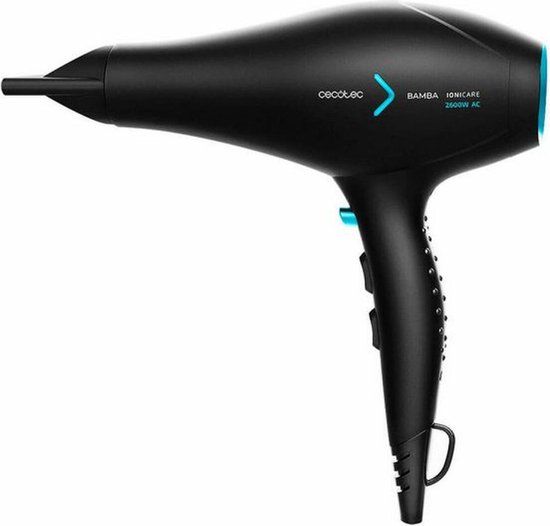 Cecotec Föhn AC Bamba IoniCare 5350 PowerShine Ice 2600W Zwart