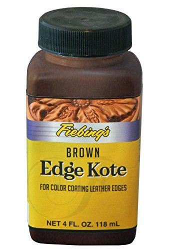 Fiebing's Edge Kote kleur coating voor lederen randen - 120ml, bruin