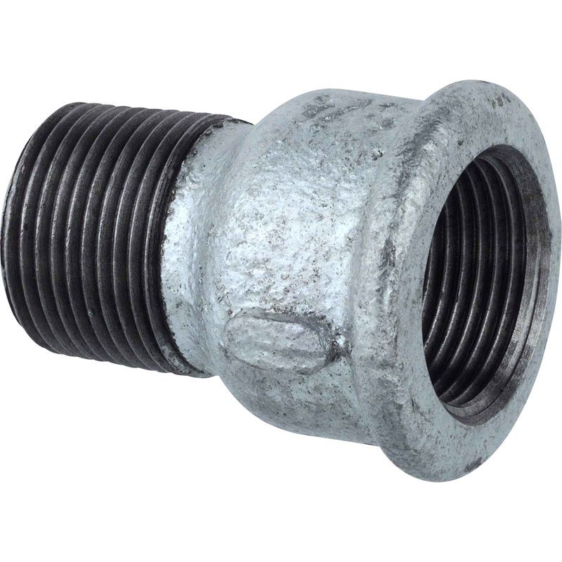 Soknippel 1" x 3/4" verzinkt