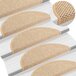 vidaXL Trapmatten Zelfklevend Sisal-look Lichtbeige 65x21x4cm - 15 stuks