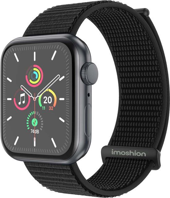 iMoshion Nylon⁺ Apple Watch Band - 38/40/41mm - Black