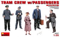 MiniArt Modelbouwpakket Militaire voertuigen - 38007 Tram Crew and Passengers Plastic - 1:35 - Modelbouw