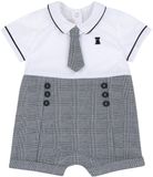 Chicco Romper Wit Katoen 80% 6-9 mnd