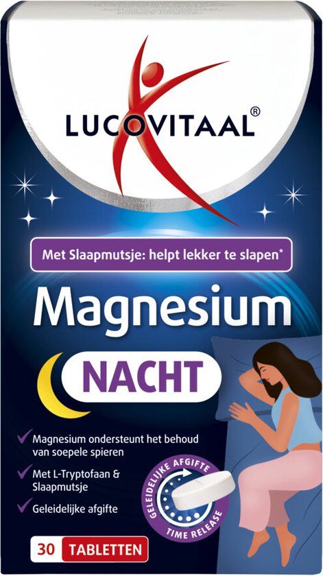 Lucovitaal Magnesium Nacht - 30 tabletten