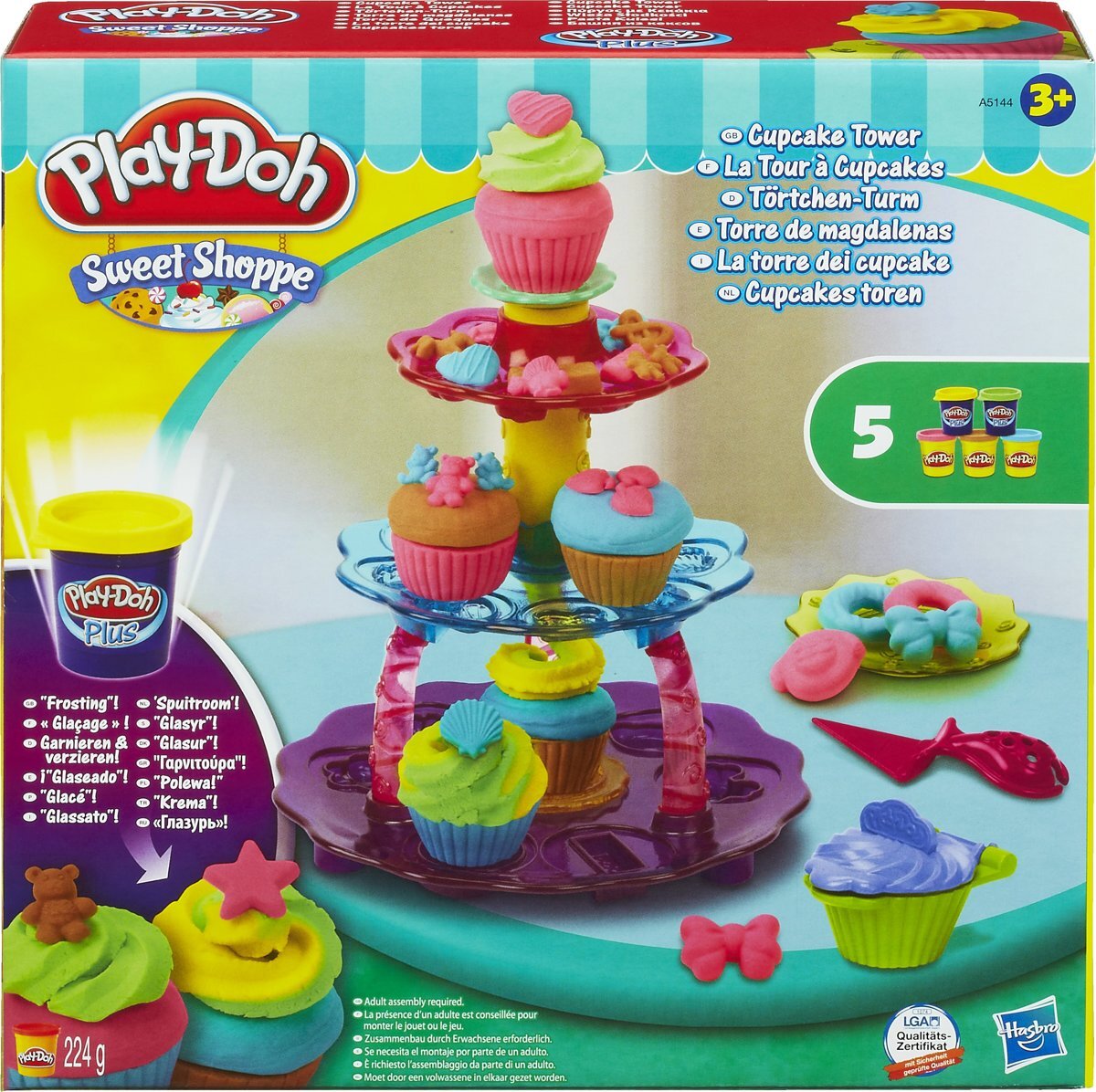Play-Doh Cupcake Toren - Klei Maak de lekkerste cupcakes