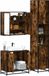 Maison Exclusive - Ensemble de meubles de salle de bain 3 pièces en bois composite chêne fumé