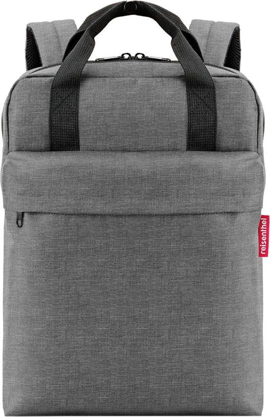 Reisenthel Allday Backpack M Rugzak - 15L - Twist Silver Grijs