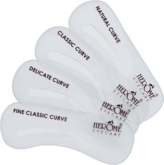 Herome Eye Care Brow Stencils - 4 stuks