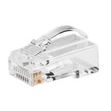 Roline RJ45-stekker, niet-afgeschermd, Cat.6/6A (klasse E/EA), Pass-Through, voor massieve/soepele draad, 10 stuks