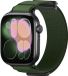 By Qubix - Magnetische nylon bandje - Groen - Geschikt voor Apple Watch 38mm / 40mm / 41mm / 42mm
