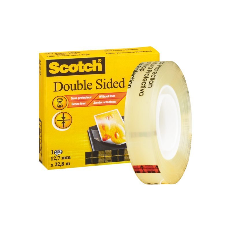 Scotch Dubbelzijdige plakband 665 12 mmx 22