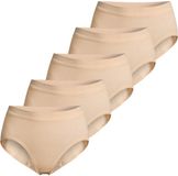 ESGE Dames hipster slip 5 pack Basic - fijnrib