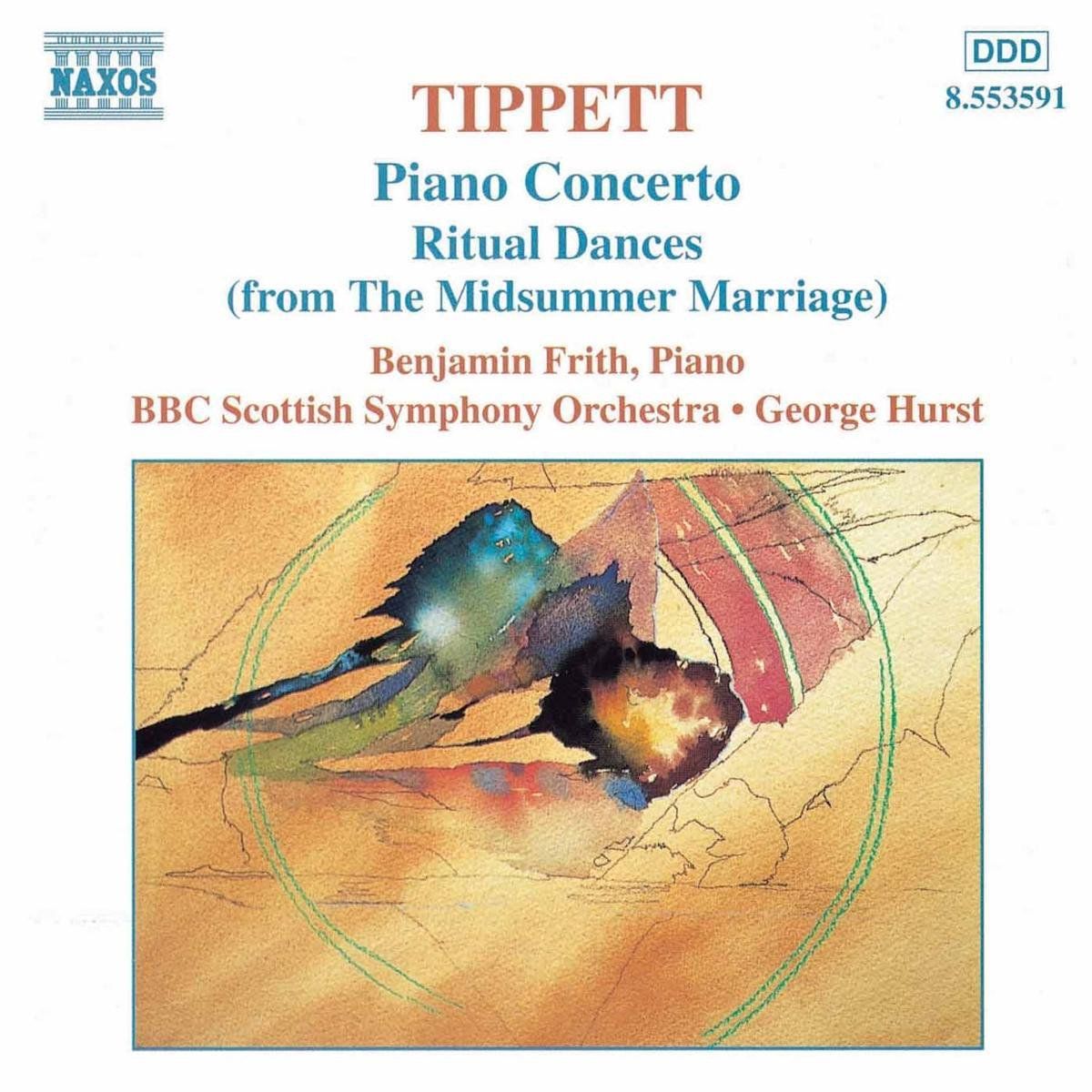 OUTHERE Tippett Sir Michael Kemp: Concerto Per Piano - Ritual Dances CD