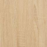 vidaXL Bureau met kast bewerkt hout sonoma eikenkleurig