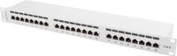 Lanberg Patch Panel 24 PORT 1U, Cat. 6, SHIELDED, GRAY