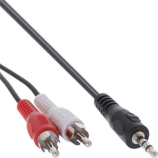 InLine 89939S 1.5m 3.5mm Zwart audio kabel