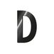 Legami - Metal Stickers, My Initial, Letter D, 2.5 cm, Personalize Your Accessories