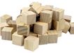 24 cubes en bois, 30 mm, blocs carrés pour projets de bricolage et jeux