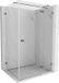 Mexen Lunar T cabine de douche battante droite 130 x 90 cm, transparent, gun metal