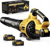 GEVEELIFE Accu-bladblazer, 18 V, 257 km/u, 3 snelheden, met 2 x 5,2 Ah accu's