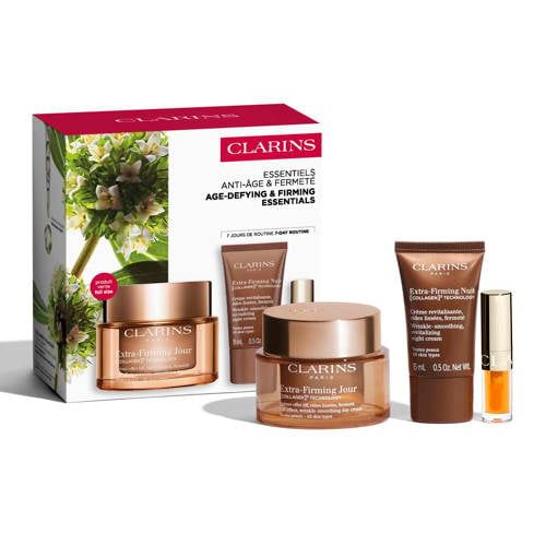Clarins Extra-Firming Set - Day Cream 50 ml + Night Cream 15 ml + Lip Comfort Oil 1,4 ml