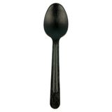 García de Pou 224.66 lepel, 16,5 cm, zwart, hout, 100 stuks