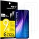 NEW'C 3 Stuks Screen Protector voor Xiaomi Redmi Note 8, Xiaomi Mi 9 Lite