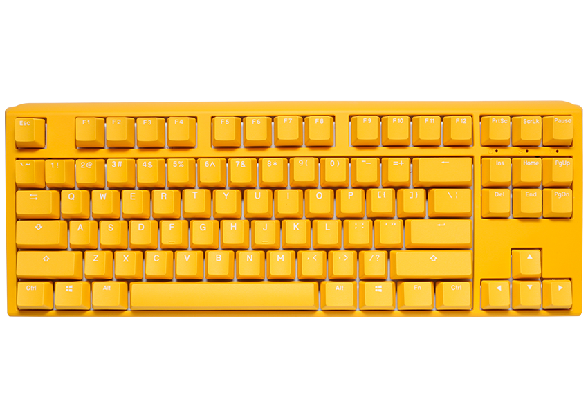 Ducky One 3 Yellow TKL - Toetsenbord - USB - Geel