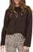 Only Simoni Gebreide Pullover - Dames Lange mouw - Coffee Bean