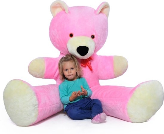 Viking Choice XXL teddybeer - roze - 170 cm