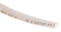 RS PRO Warmtekrimpkous, polyolefine, wit, Ø 6 mm, krimpverhouding 3:1, lengte 7 m, rol van 7 meter